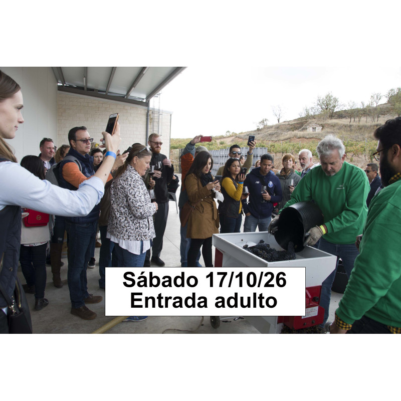 JORNADA DE VENDIMIA - PEÑAFIEL 17 DE OCTUBRE 2026 - ENTRADA ADULTO
