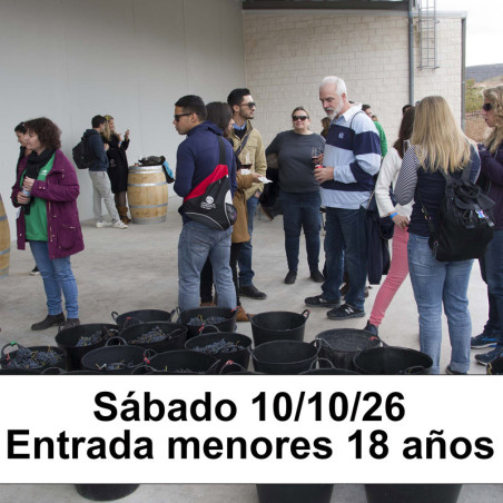 JORNADA DE VENDIMIA - PEÑAFIEL 10 DE OCTUBRE 2026 - ENTRADA MENORES 18 AÑOS